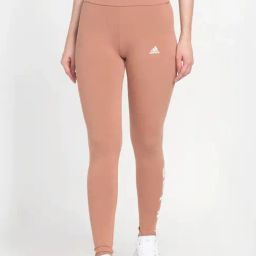 ADIDAS Brown Cotton Printed Sports Tights-picture-28