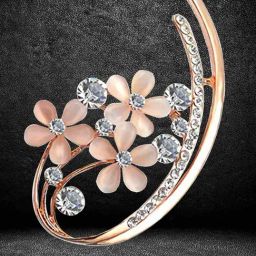 YouBella Gold Plated Stylish Floral Brooches for Women-image-97
