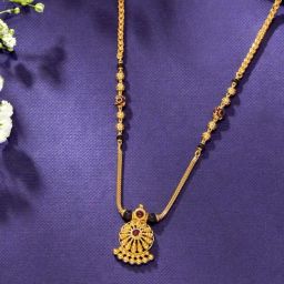 P.N.Gadgil Jewellers Pavitra Sutra Yellow Gold Modern Mangalsutra For Women-image-24