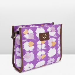 Caprese Abstract Print Regular Structured Canvas Sling Bag image 2