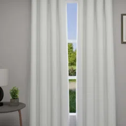 GM White Polyester Curtain - Set of 2-18