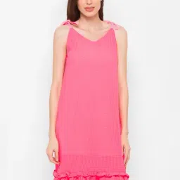 Globus Neon Pink Slip Dress-picture-35