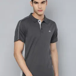 ALCIS Dark Grey Polo T-Shirt-image-42