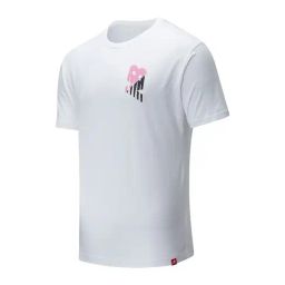 New Balance White Regular Fit Sports T-Shirt-image-34