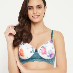 Clovia Multicolor Lace Padded Bra-image-54