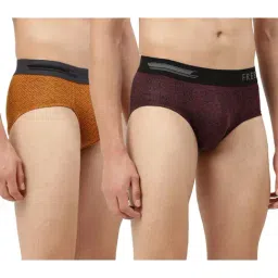 Freecultr Wine & Mastard Printed Briefs - Pack of 2-picture-23