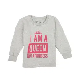 Bodycare Kids Grey Graphic Print Full Sleeves T-Shirt-image-57