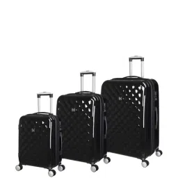 it luggage Fashionista Glossy Black Set of 3-28-24-20 inches Expandable Hardsided Trolley with TSA-picture-26