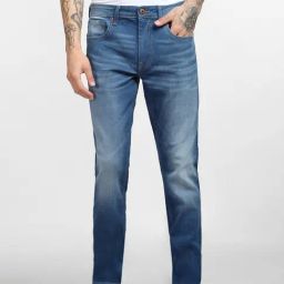 Jack & Jones Blue Cotton Skinny Fit Jeans-image-35