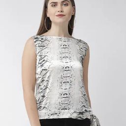 MISH Off White Printed Top-image-21