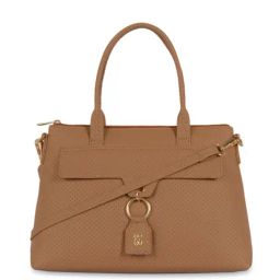 Baggit Beige Textured Medium Handbag-image-62
