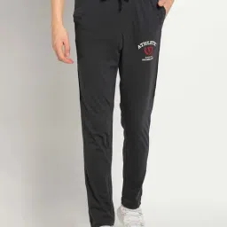Van Heusen Sport Regular Fit Smart Tech Easy Stain Release Solid Trackpants - Graphite-picture-34
