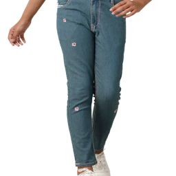 Under Fourteen Only Kids Blue Solid Jeans-picture-40