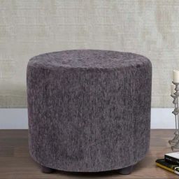 Ikiriya Lisbon Solid Grey Wood Ottoman-image-47
