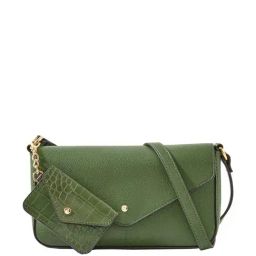 Accessorize London Green Solid Medium Sling Handbag-image-53