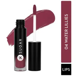 SUGAR Cosmetics Mousse Muse Maskproof Lip Cream 04 Water Lillies - 5 ml-16