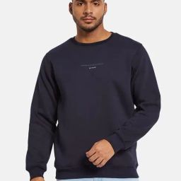 Octave Light Navy Regular Fit Sweatshirt-32