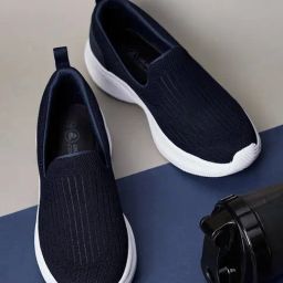 Duke Men's Navy Walking Shoes-12