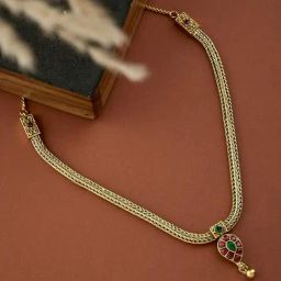 Fabindia Metal Short Necklace-image-6