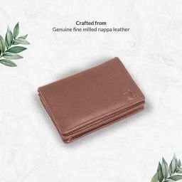Kara Tan Formal Leather Bi-Fold Card Holder for Men-45