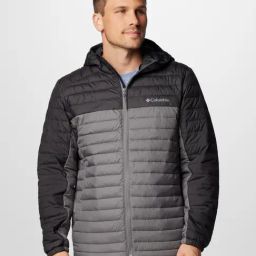 Columbia Grey Regular Fit Quilted Hooded Jacket-14