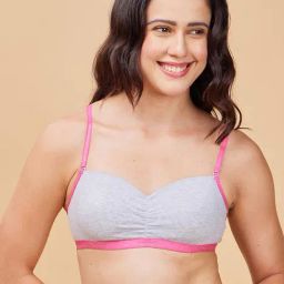 Enamor Grey T-Shirt Bra-picture-11