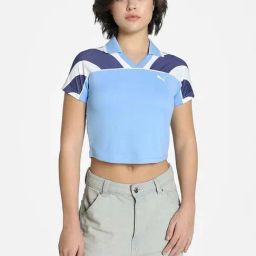 Puma Blue Print Slim Fit Top-15