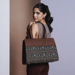 ZOUK Taj Guldasta Printed Tote Handbag-picture-3