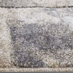 Obsessions Grey & Cream Polypropylene Geometric Anti-Static Floor Runner image 4