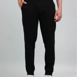 French Connection Black Blended Solid Lounge Pants-image-61