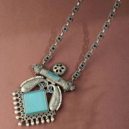 Fabindia Metal Long Necklace-image-27