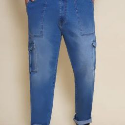 John Pride Blue Cotton Regular Fit Jeans-image-28