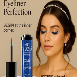 VOZO Glide & Define Insta-Perfect Liquid Eyeliner- 5 ml- Blue-image-81