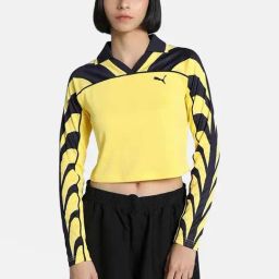 Puma Yellow Print Slim Fit Top-image-28
