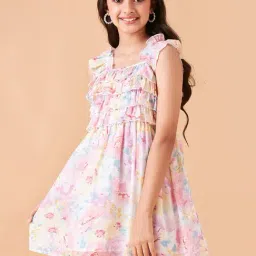 Cherry & Jerry Girls Multi A-Line Knee Length Dress-picture-32