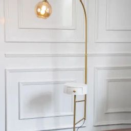 Whispering Homes Gold Nessa Floor Lamp for Home Decor-image-52