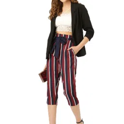 Style Quotient Red Regular Fit Drawstring Trousers image 4