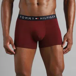 Tommy Hilfiger Red Cotton Slim Fit Trunks-picture-34