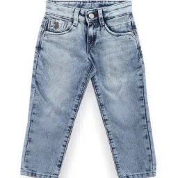 U.S. Polo Assn. Boys Blue Solid Jeans-picture-46
