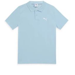 Puma Kids Silver Sky Essentials Pique Youth Regular Fit Polo T-Shirt-picture-1