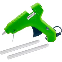 CRAFTYGUN 40 W Trigger Feed Hot Glue Gun Green with 2 Stick, FD-40 W-38