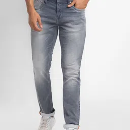 SPYKAR Men Skinny Fit Low-Rise Heavy Fade Stretchable Jeans-picture-33