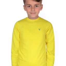 Allen Solly Junior Yellow Logo Full Sleeves Sweatshirt-picture-12