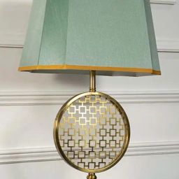 Buffet Golden Metal Table Lamp-38