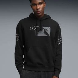 Puma Black House of Graphic Relaxed Fit Hoodie-picture-42