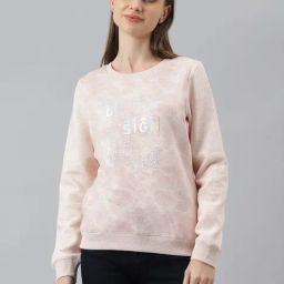 Latin Quarters Beige Printed Pullover-image-69