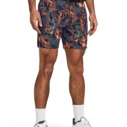 Under Armour Blue Regular Fit Printed Shorts-26