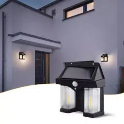 GIGAWATTS ‎Solar Induction Wall lamp Acrylonitrile Butadiene Styrene Black, ‎CL-228 image 2