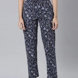 go colors! Go Colors Navy Printed Lounge Pants-picture-26