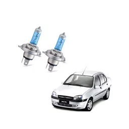 Auto Pearl Halonix H4 Ultra Blue High Beam Halogen Head Lamp Bulb for ford Ikon (Set of 2)-33